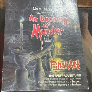 Vintage murder mystery game